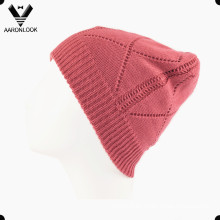 Gorra de ocio de doble capa de invierno de señora